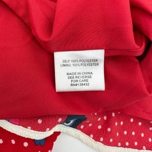 MODCLOTH Daytime Dapper Retro Red Floral Polka Poppy Y2K Medium True Wrap Dress - Picture 8 of 9